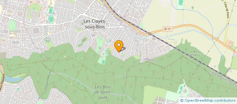 localisation de l'entreprise PLOMBCHAUFF.PH  LES CLAYES-SOUS-BOIS