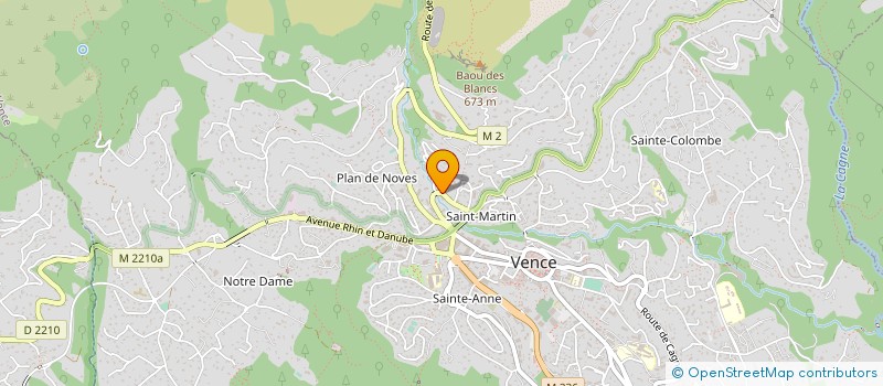 localisation de l'entreprise PLOMBECO à VENCE