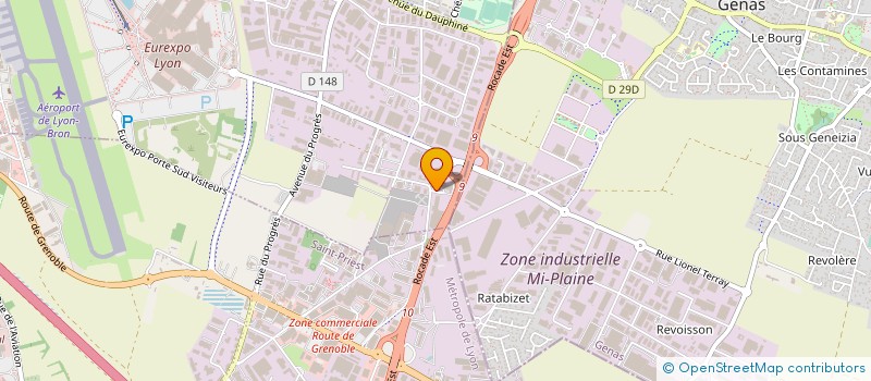 localisation de l'entreprise PLOMBELEC  CHASSIEU