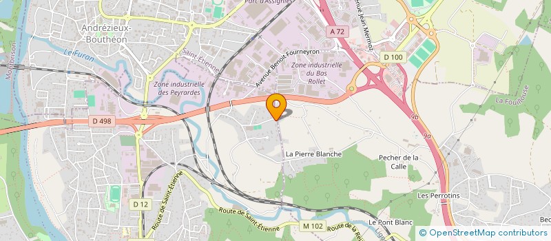 localisation de l'entreprise PLOMBELEC  SAINT-JUST-SAINT-RAMBERT