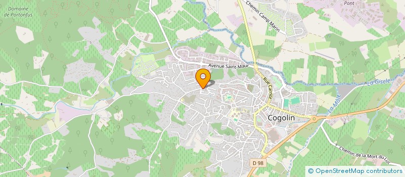 localisation de l'entreprise PLOMBELEC à COGOLIN