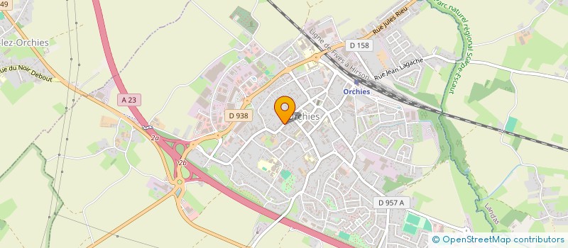 localisation de l'entreprise PLOMBELEC PLUS  ORCHIES