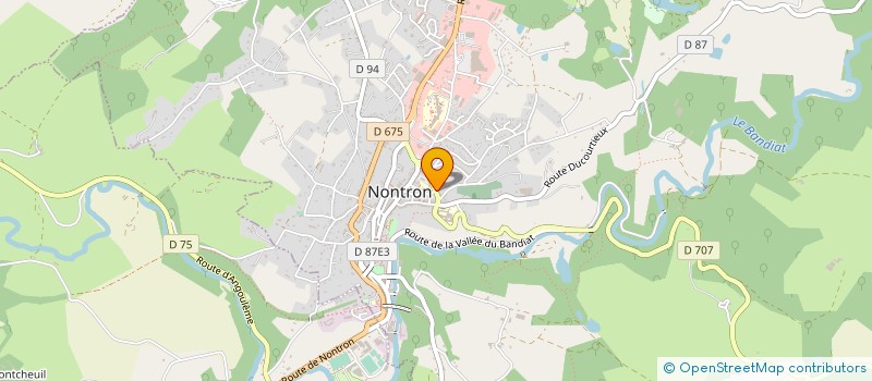 localisation de l'entreprise PLOMBELEC SERVICES  NONTRON