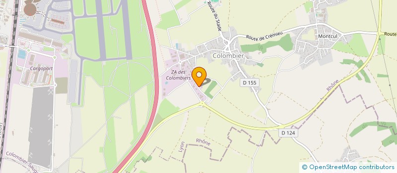 localisation de l'entreprise PLOMBENERGIE à COLOMBIER-SAUGNIEU