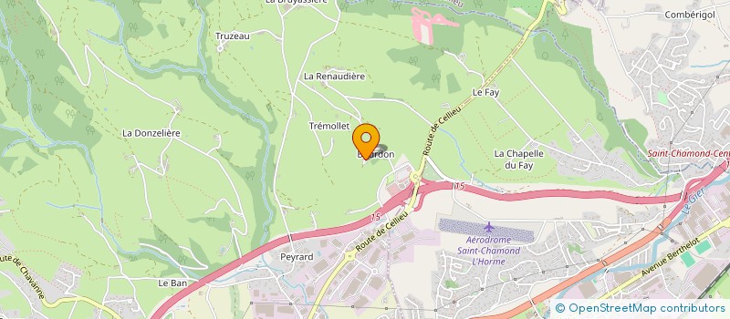 localisation de l'entreprise PLOMBEO à SAINT-CHAMOND