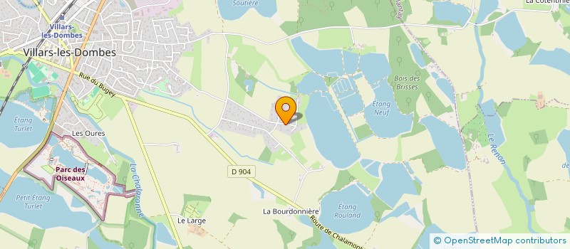 localisation de l'entreprise PLOMBERIE A2L à VILLARS-LES-DOMBES