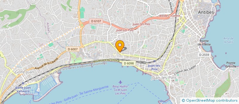 localisation de l'entreprise PLOMBERIE ANTIBOISE à ANTIBES