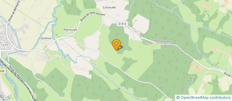 localisation de l'entreprise PLOMBERIE BERGES  COARRAZE