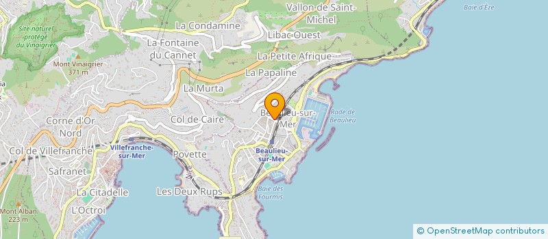 localisation de l'entreprise PLOMBERIE BERLUGANE à BEAULIEU-SUR-MER