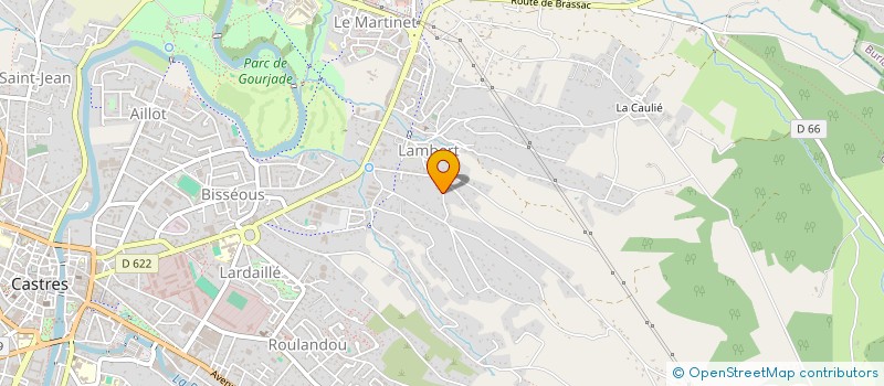 localisation de l'entreprise PLOMBERIE CASTRAISE  CASTRES