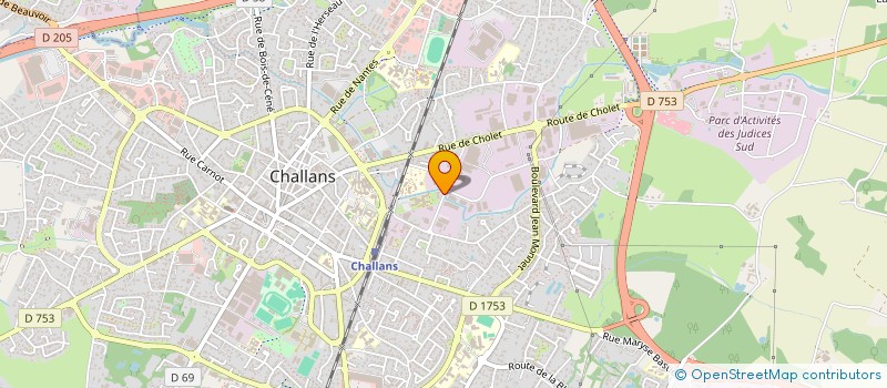 localisation de l'entreprise PLOMBERIE CHALLANDAISE à CHALLANS