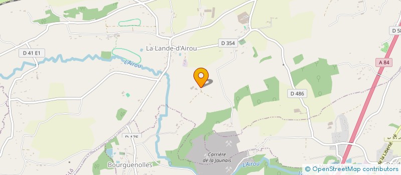 localisation de l'entreprise PLOMBERIE CHAUFFAGE COUVERTURE POULAIN  VILLEDIEU-LES-POELES-ROUFFIGNY