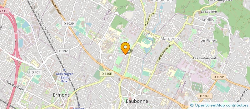 localisation de l'entreprise PLOMBERIE CHAUFFAGE DEPANNAGE INSTALLATI à EAUBONNE