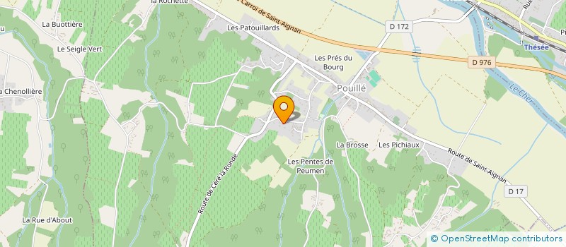 localisation de l'entreprise PLOMBERIE CHAUFFAGE DU CENTRE  POUILLE