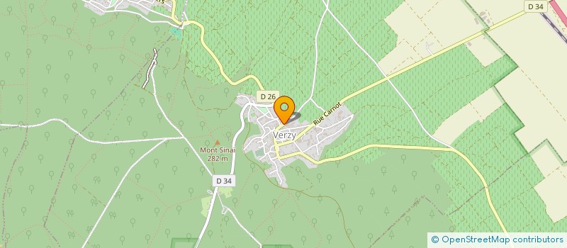 localisation de l'entreprise PLOMBERIE CHAUFFAGE DU VIGNOBLE  VERZY