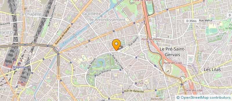 localisation de l'entreprise PLOMBERIE- CHAUFFAGE- ENTRETIEN  PARIS