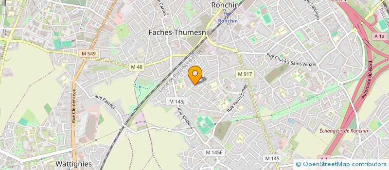 localisation de l'entreprise PLOMBERIE CHAUFFAGE EXPRESS  FACHES-THUMESNIL