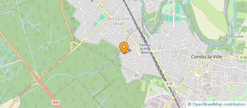 localisation de l'entreprise PLOMBERIE CHAUFFAGE FDL  COMBS-LA-VILLE