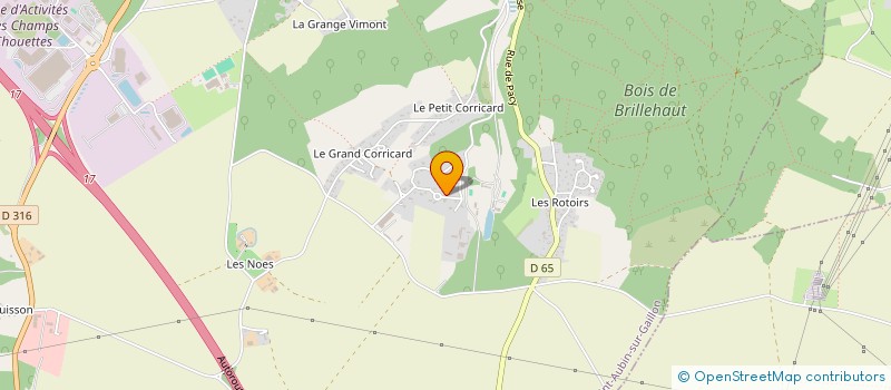 localisation de l'entreprise PLOMBERIE CHAUFFAGE HABITAT  SAINT-AUBIN-SUR-GAILLON