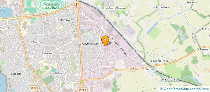 localisation de l'entreprise PLOMBERIE CHAUFFAGE LE FLOCH BERTRAND  SAINT-MALO