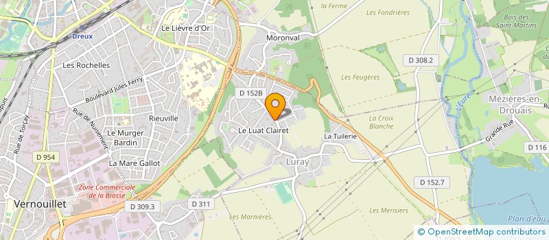 localisation de l'entreprise PLOMBERIE CHAUFFAGE M D à LURAY