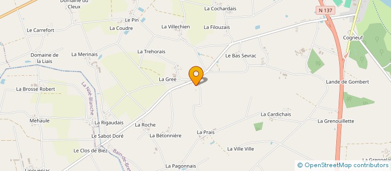 localisation de l'entreprise PLOMBERIE CHAUFFAGE METAYER  BAIN-DE-BRETAGNE