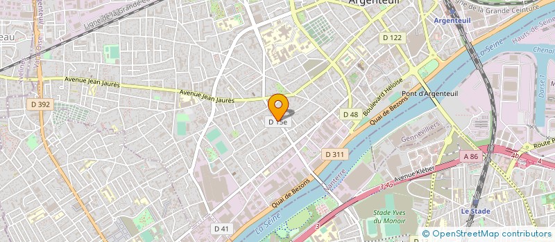 localisation de l'entreprise PLOMBERIE CHAUFFAGE SERVICES  ARGENTEUIL