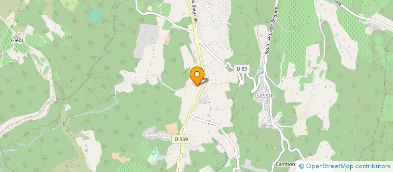 localisation de l'entreprise PLOMBERIE CHRISTOPHE  GASSIN