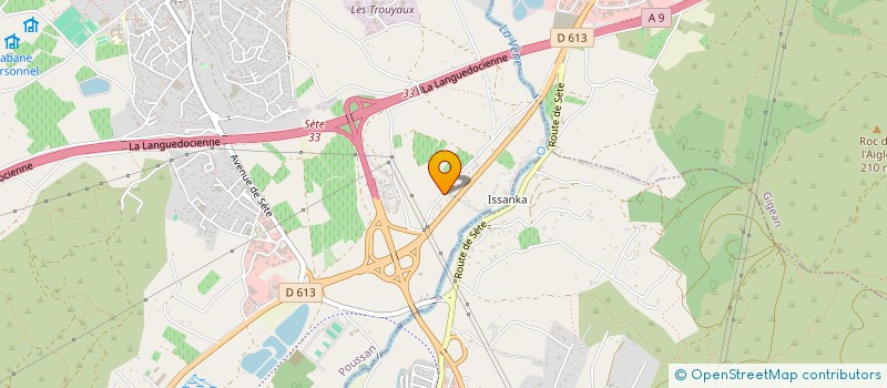 localisation de l'entreprise PLOMBERIE CLIMATISATION DU BASSIN DE THAU  POUSSAN