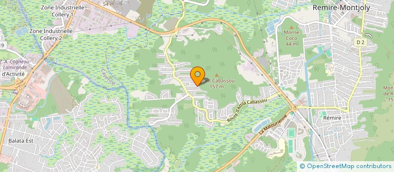 localisation de l'entreprise PLOMBERIE CREA RENOV  REMIRE-MONTJOLY