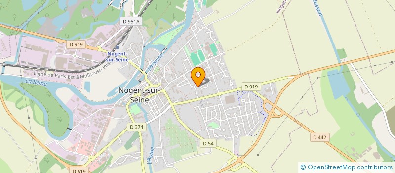 localisation de l'entreprise PLOMBERIE DE L'AUBE à NOGENT-SUR-SEINE