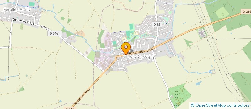 localisation de l'entreprise PLOMBERIE DE LA BRIE  CHEVRY-COSSIGNY