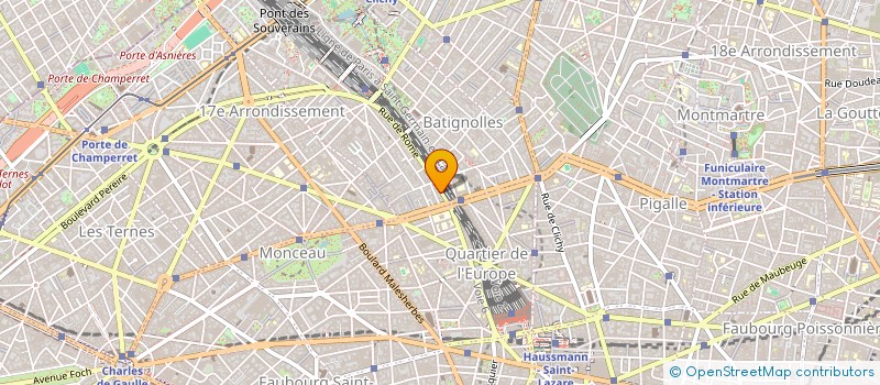 localisation de l'entreprise PLOMBERIE DE LA PLAINE MONCEAU  PARIS