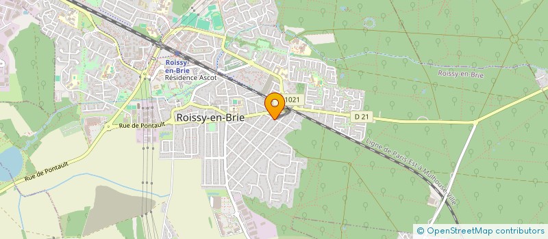 localisation de l'entreprise PLOMBERIE DE ROISSY à ROISSY-EN-BRIE