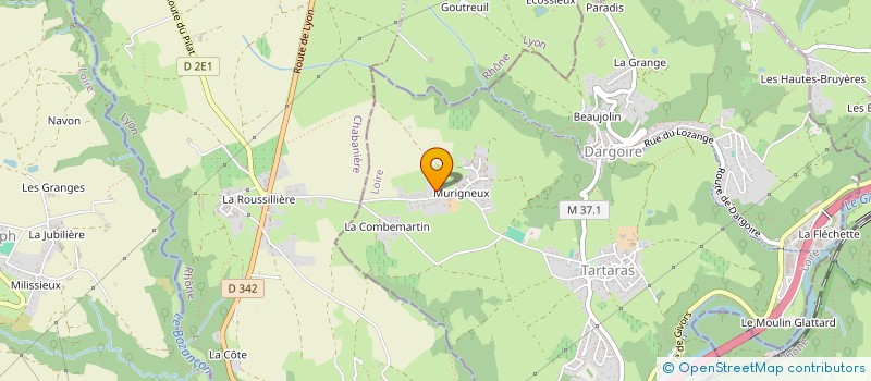 localisation de l'entreprise PLOMBERIE DELETRAZ  TARTARAS