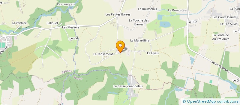 localisation de l'entreprise PLOMBERIE DENIS EURL  BREAL-SOUS-MONTFORT