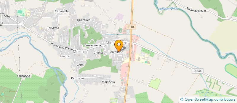localisation de l'entreprise PLOMBERIE DEPANNAGE CLIM à PRUNELLI-DI-FIUMORBO