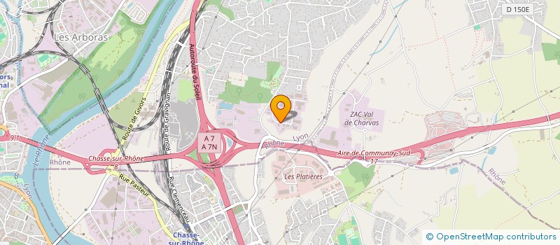 localisation de l'entreprise PLOMBERIE DES ARAVIS  LE GRAND-BORNAND