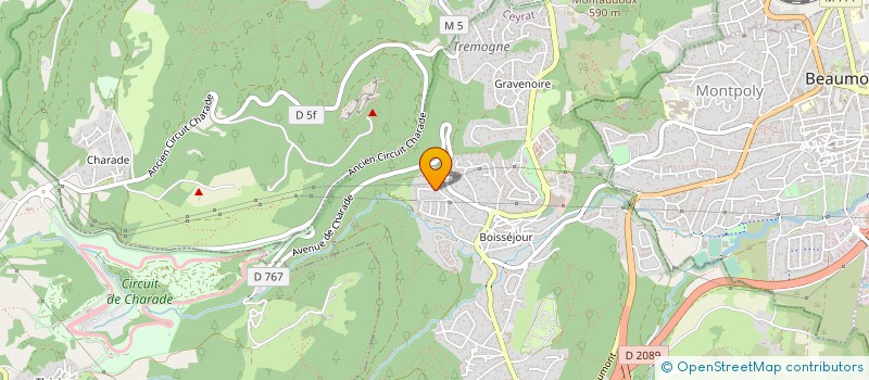 localisation de l'entreprise PLOMBERIE DES DOMES  CEYRAT