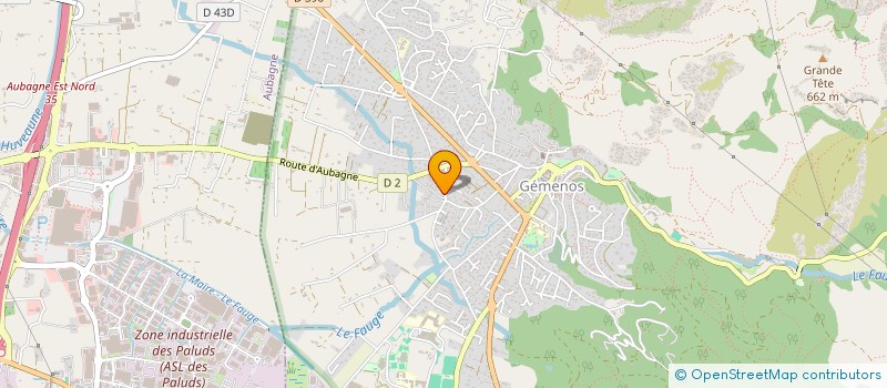 localisation de l'entreprise PLOMBERIE DU GARLABAN  GEMENOS