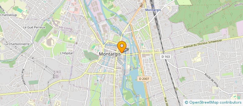 localisation de l'entreprise PLOMBERIE DU GATINAIS à MONTARGIS