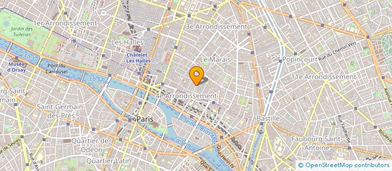 localisation de l'entreprise PLOMBERIE DU MARAIS  PARIS