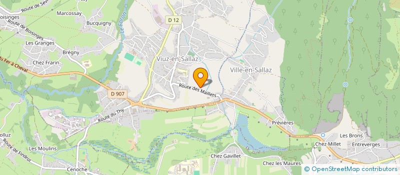 localisation de l'entreprise PLOMBERIE DU MOLE  VIUZ-EN-SALLAZ