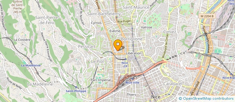 localisation de l'entreprise PLOMBERIE ELEC BAT CLIM à NICE