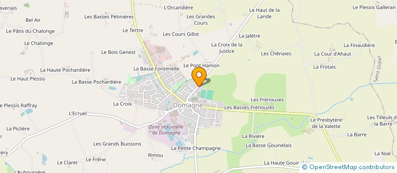 localisation de l'entreprise PLOMBERIE ELECTRICITE CHAUFFAGE ST ANDRE  DOMAGNE