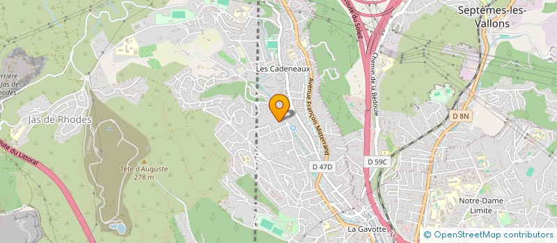 localisation de l'entreprise PLOMBERIE ELECTRICITE RENOVATION à LES PENNES-MIRABEAU