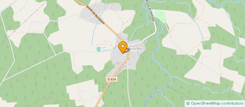 localisation de l'entreprise PLOMBERIE ENERGIE SERVICES  MOUSTEY