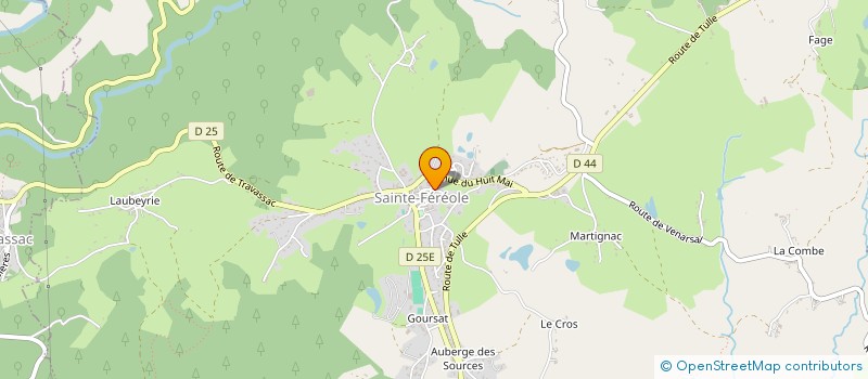 localisation de l'entreprise PLOMBERIE ERIC ET LAURENT  SAINTE-FEREOLE