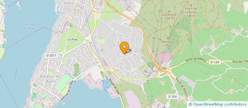 localisation de l'entreprise PLOMBERIE ETANCHEITE OCCITANE  BALARUC-LES-BAINS