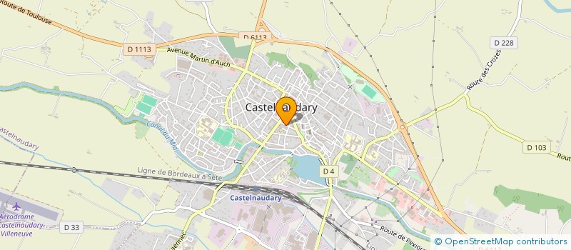 localisation de l'entreprise PLOMBERIE FABRE à CASTELNAUDARY